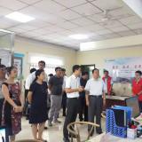 河东戋戋委书记李建成等向导冒雨到访新葡的京集团350vip8888智慧养老考察